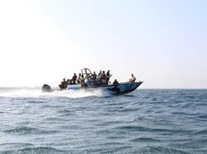 epa11014309 A boat carrying Houthi fighters sails offshore of the Al-Salif port on the Red Sea in the province of Hodeidah, Yemen, 05 December 2023 (issued 06 December 2023). Yemen's Houthis on 06 December 2023 claimed responsibility for the launch of the barrage of ballistic missiles toward Israel in support of the Palestinian people in the Gaza Strip, according to a statement by Houthis spokesman Yahya Saree. The Houthis vowed to continue their efforts to prevent Israeli ships from navigating in the Arabian and Red Seas, in retaliation for Israel's airstrikes on the Gaza Strip. Thousands of Israelis and Palestinians have died since the militant group Hamas launched an unprecedented attack on Israel from the Gaza Strip on 07 October, and the Israeli strikes on the Palestinian enclave which followed it. EPA/YAHYA ARHAB