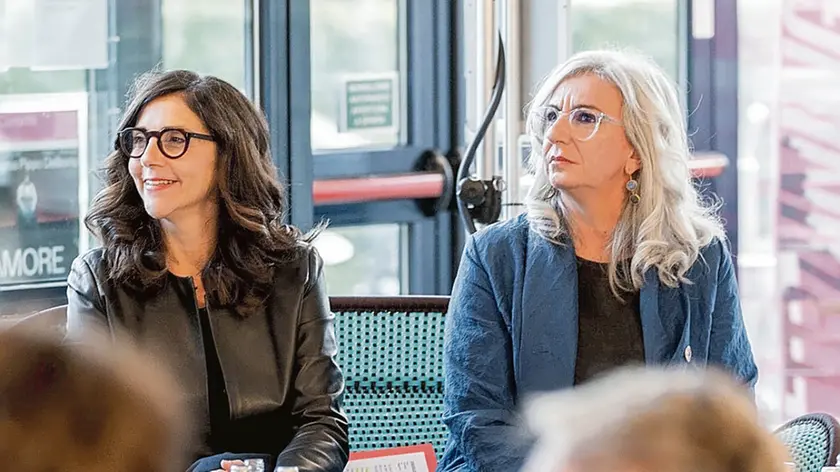 Da sinistra, Fabrizia Maggi e Rita Maffei alla presentazione della stagione del Css (foto Alice Durigatto)