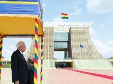 Il Presidente della Repubblica Sergio Mattarella alla Jubilee House di Accra (foto di Francesco Ammendola - Ufficio per la Stampa e la Comunicazione della Presidenza della Repubblica)