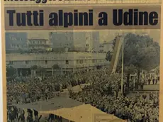 La prima pagina del Messaggero Veneto del 6 maggio 1974