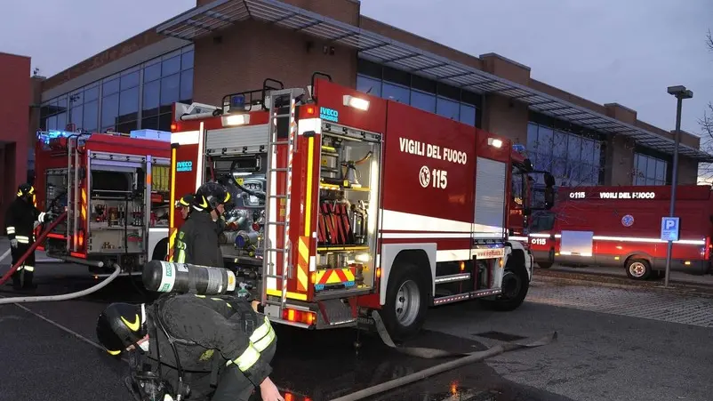 San Giovanni al Natisone 20 dicembre 2016 catas incendio Copyright Petrussi Foto Press Turco Massimo