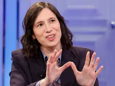 Elly Schlein ospite della trasmissione televisiva Rai 1 ‘Porta a porta’ condotta da Bruno Vespa, Roma 5 Marzo 2024. ANSA/GIUSEPPE LAMI