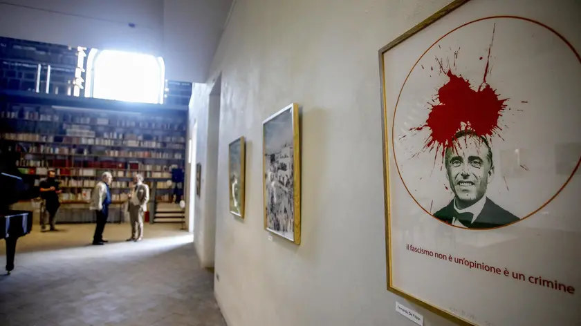 Inaugurata una mostra d'arte contemporanea in onore di Giacomo Matteotti a 100 anni dalla sua morte, Milano, 04 giugno 2024. ANSA/MOURAD BALTI TOUATI