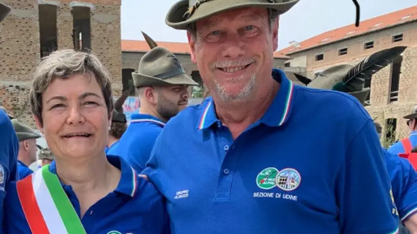 Roberto Campigotto con il sindaco di Moruzzo