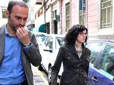 Udine 16 Aprile 2012. Procura della Repubblica. Interrogatorio bancaria accusata di appropriazione indebita . Telefoto Copyright Petrussi Foto Press