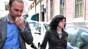 Udine 16 Aprile 2012. Procura della Repubblica. Interrogatorio bancaria accusata di appropriazione indebita . Telefoto Copyright Petrussi Foto Press