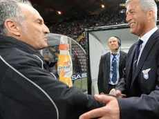 Foto IPP/Ferraro Simone Udine 20/4/2013 calcio Campionato Serie A 2012-2013. Udinese - Lazio, 33^ giornata. Nella foto: Francesco Guidolin e Vladimir Petkovic. Italy Photo Press - World Copyright