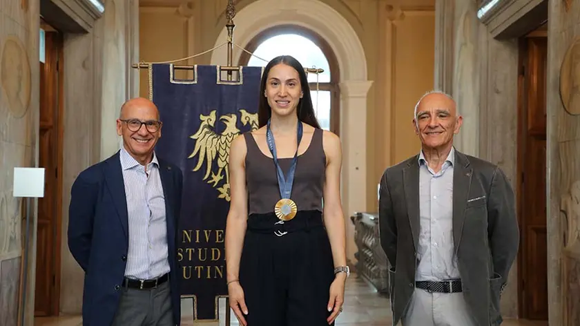 Da sinistra Roberto Pinton, Giulia Rizzi, Edi Piasentier