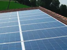 Impianto fotovoltaico nel Comune di Alfonsine (RA). ANSA / US LEGAMBIENTE ++NO SALES EDITORIAL USE ONLY++