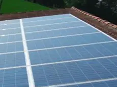 Impianto fotovoltaico nel Comune di Alfonsine (RA). ANSA / US LEGAMBIENTE ++NO SALES EDITORIAL USE ONLY++