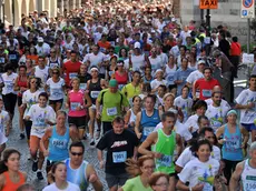 Udine 25/09/2011 Maratona di Udine. Partenza della gara amatoriale - stracittadina. Telefoto Copyright Foto PFP / Ferraro Simone