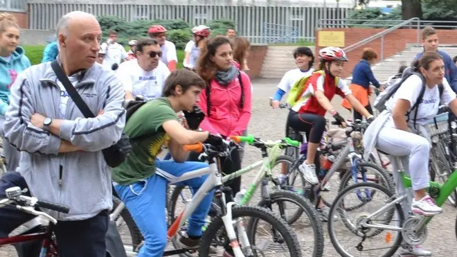 Udine 30 settembre 2012 malignani pedalata e camminata per maurizio Copyright Petrussi pressTurco