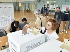 Tolmezzo 26 Maggio 2019. Elezioni Europee 2019 e Comunali. Seggio di Tolmezzo.© Foto Petrussi