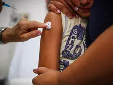 Vaccinazioni all'ospedale Annunziata di Napoli, 8 settembre 2017. ANSA/CESARE ABBATE
