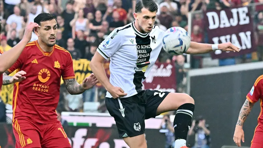 Udine 14 Aprile 2024. Calcio Serie A. Udinese vs Roma. © Foto Petrussi 2024