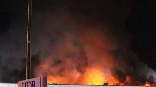 foto missinato prata z.i. incendio fabbrica HDB