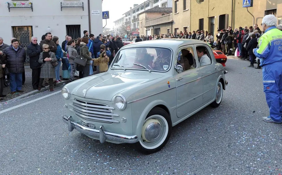 Remanzacco 21 Febbraio 2016. Mascherata di carnevale. Petrussi Foto Press