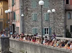 Cividale 12 Luglio 2008. Uomo tenta il suicidio buttandosi dal Ponte del Diavolo. Telefoto Copyright / Foto Agency Anteprima Udine