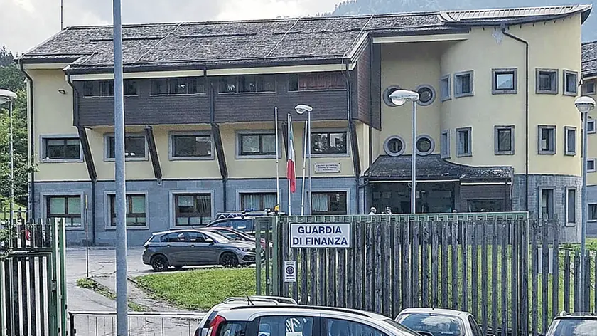 La caserma della Guardia di finanza a Tarvisio