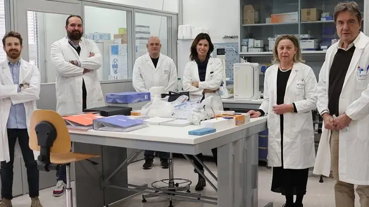 Nella foto, il team di ricerca guidato dal dottor Toffoli