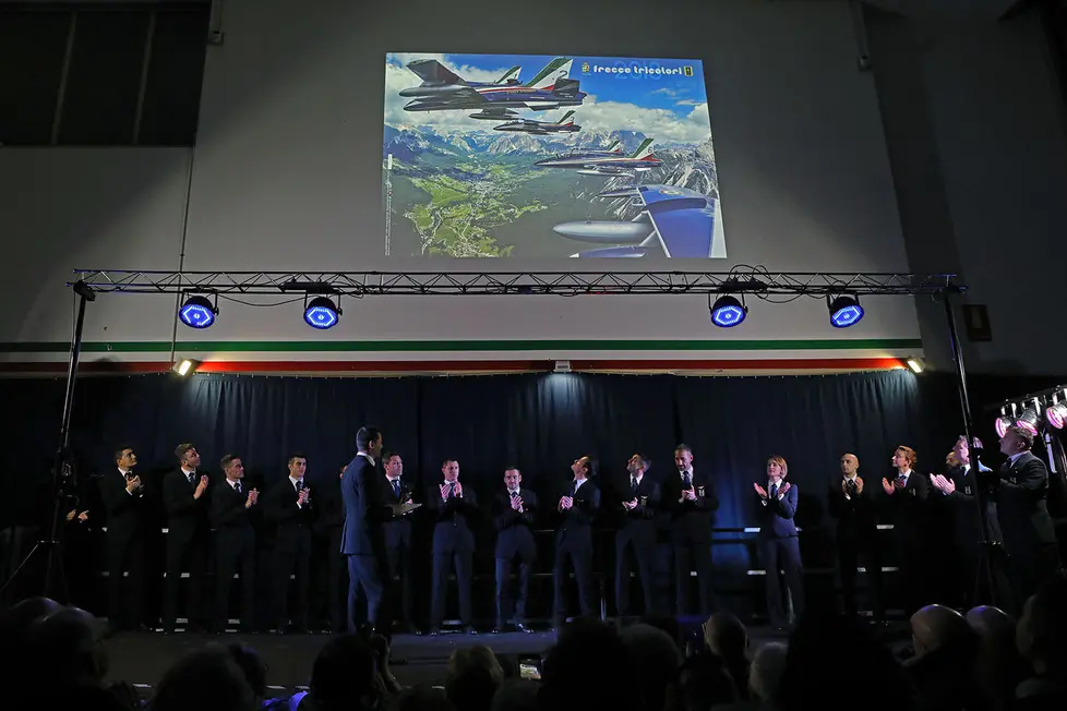 Rivolto 20 Dicembre 2017 Presentazione poster frecce tricolori © Bressanutti - Petrussi