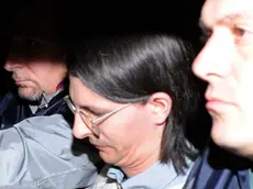 Udine 19 Settembre 2013. Omicidio Silvia Gobbato. L'omicida esce dalla caserma dei Carabinieri per essere tradotto in carcere. Telefoto Copyright Petrussi Foto Press