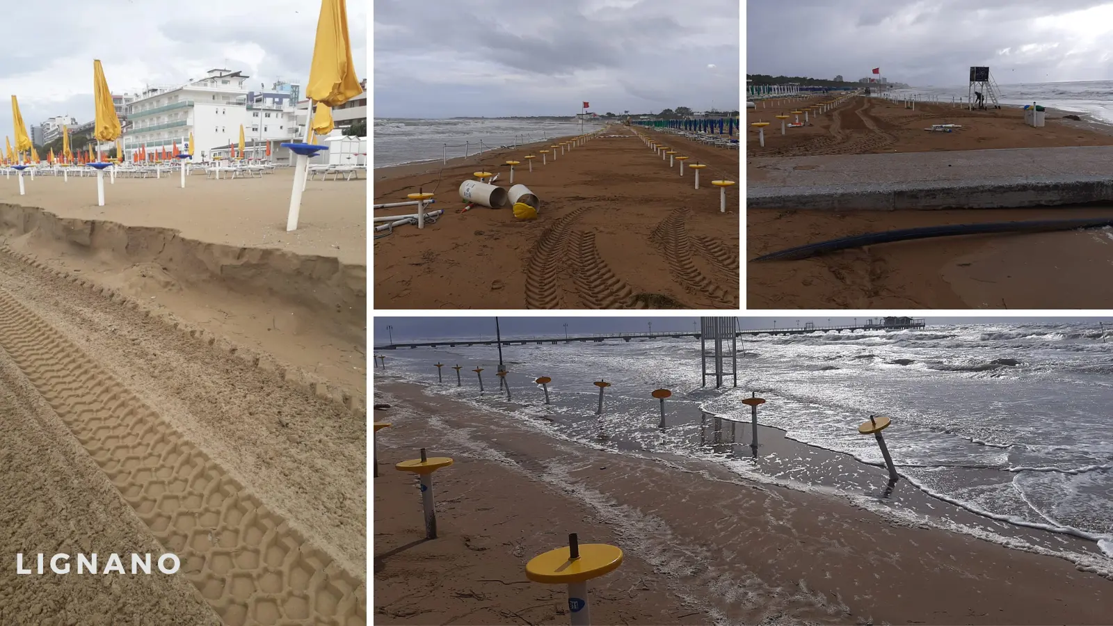 Lignano, la situazione a Sabbiadoro e Pineta