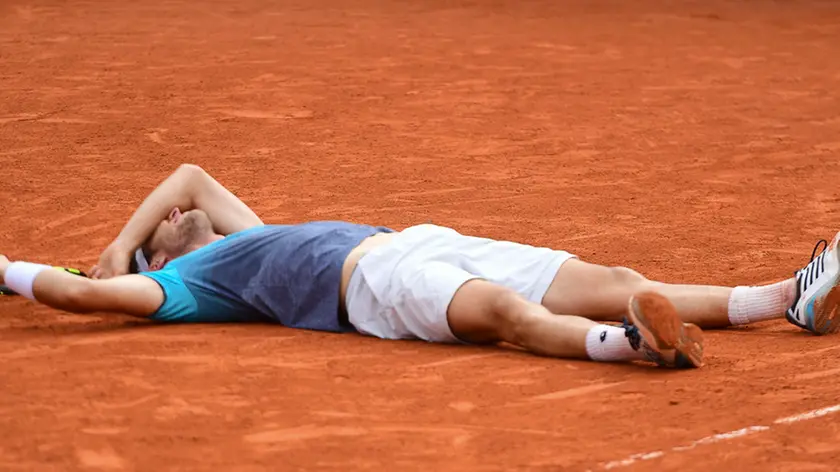 CECCHINATO/DJOKOVIC - MARCO CECCHINATO, ROLAND GARROS, èARIS