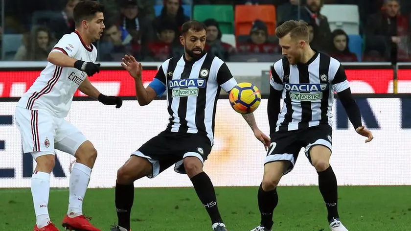Udine 4 Febbraio 2018. Calcio Serie A. Udinese-Milan. © Foto Petrussi