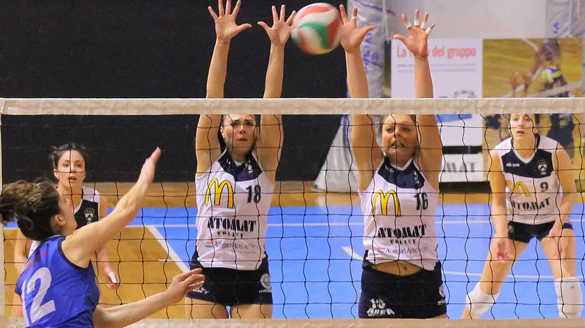 Udine 21 Febbraio 2015 Atomat volley Udine vs. Domovip Porcia Copyright Petrussi Foto Press / Bressanutti