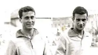 Radames Pizzolitto (con Melideo) da calciatore