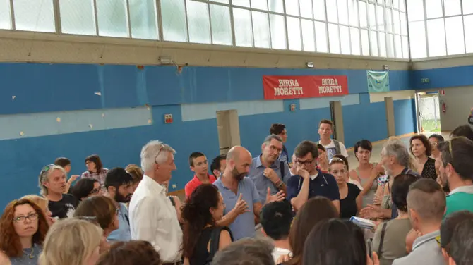 Udine 14 Giugno 2017 piscina sfratto Copyright Petrussi Foto Press Turco Massimo