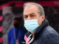 Mauro Vegni, director of the Giro d'Italia, wears a protective face mask, ahead of the departure of the 12th stage of the 2020 Giro d'Italia cycling race over 182 km from Cesenatico to Cesenatico Italy, 15 October 2020. The 103rd Giro d'Italia is scheduled from 3 to 25 October. ANSA//LUCA ZENNARO