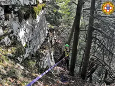 Sono purtroppo ancora senza esito le ricerche di Lorenzo Lavezzo, di cui non si hanno più notizie da domenica, quando non è rientrato al Rifugio Campolongo dopo una mattinata i cerca di funghi assieme al fratello, Rotzo (VI) 22 settembre 2020. ANSA/UFF STAMPA SOCCORSO ALPINO +++EDITORIAL USE ONLY - NO SALES+++