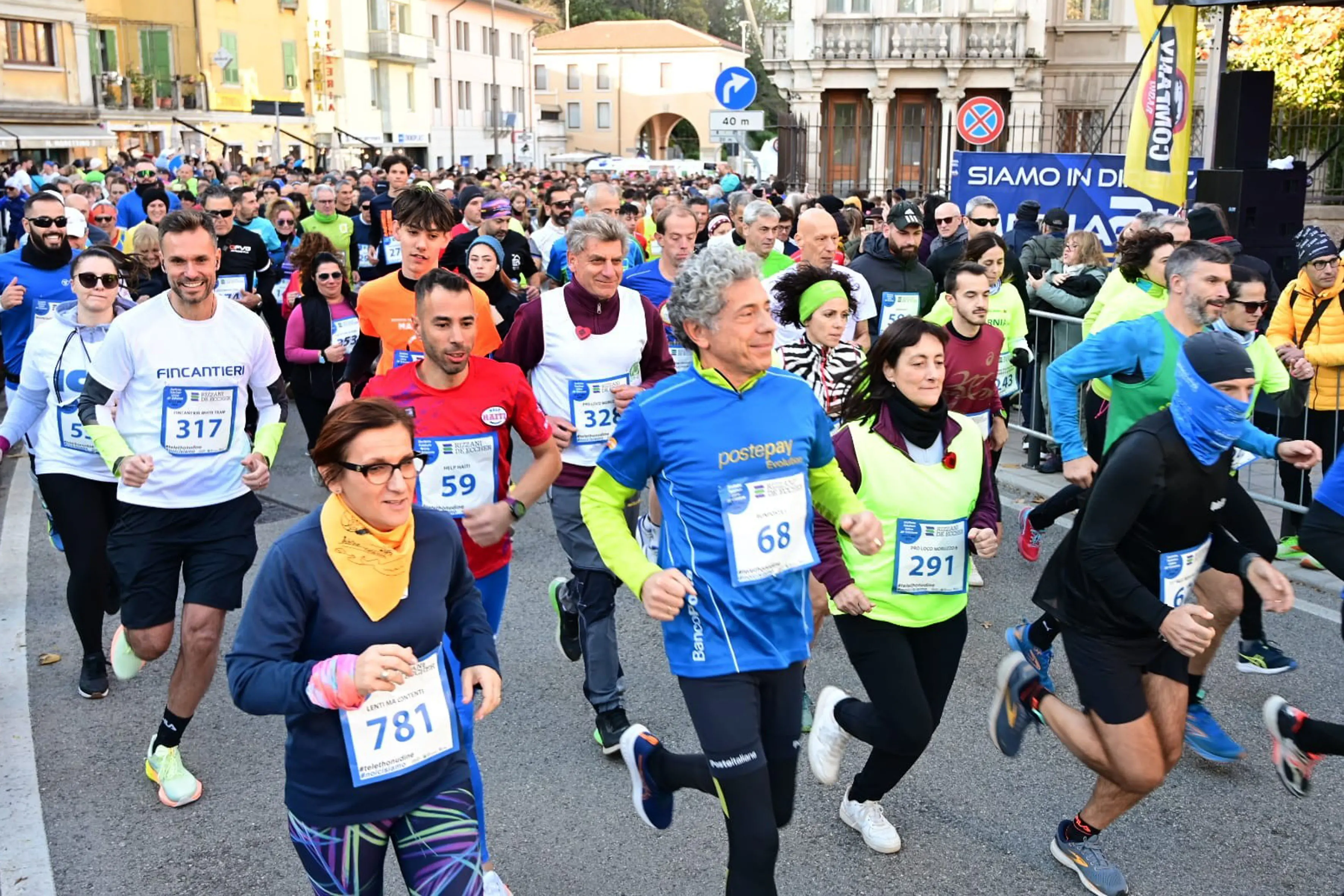 Udine 1 Dicembre 2024. Telethon Corsa e premiazioni. © Foto Petrussi