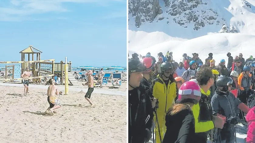 L’ufficio 19 a Sabbiadoro e le code alla seggiovia Gilberti di Sella Nevea