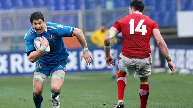 Roma, 23.02.13, stadio Olimpico, torneo RBS Sei Nazioni di rugby, Italia-Galles (26-9) - Nella foto: Alessandro Zanni