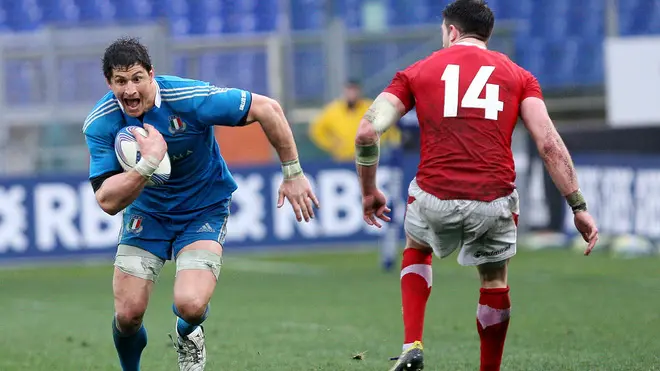 Roma, 23.02.13, stadio Olimpico, torneo RBS Sei Nazioni di rugby, Italia-Galles (26-9) - Nella foto: Alessandro Zanni