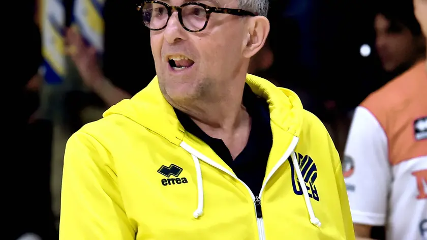 Il coach della Gesteco Cividale, Stefano Pillastrini (foto Petrussi)