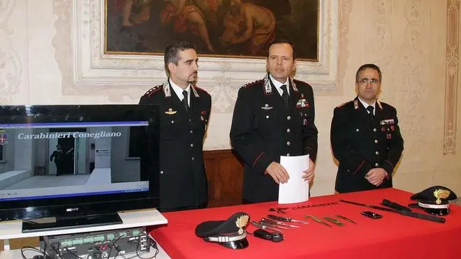 Pucci Treviso conferenza stampa carabinieri