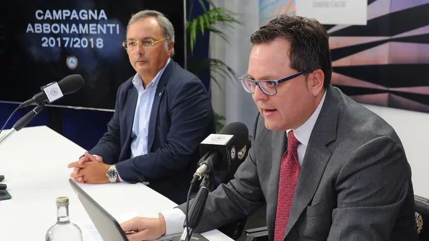 Udine 6 Luglio 2017. Udinese Calcio. Presentazione campagna abbonamenti e slogan. © Foto Petrussi