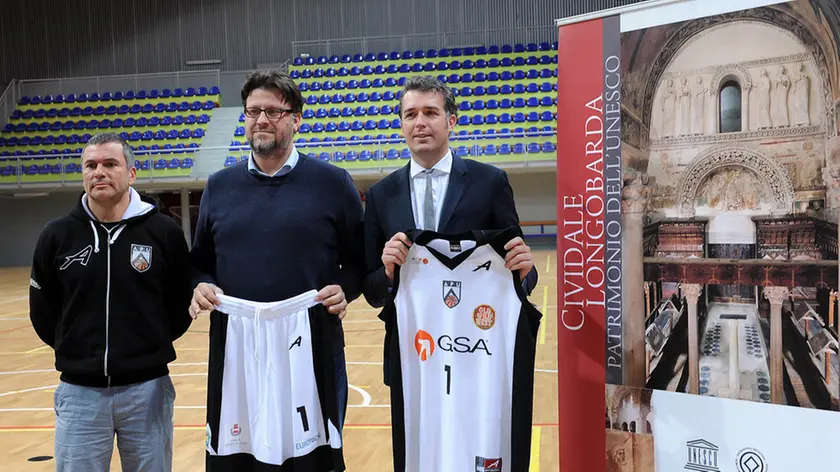 Cividale 9 Dicembre 2014. Presentazione incontro di Basket. © Agenzia Foto Petrussi / Petrussi Diego