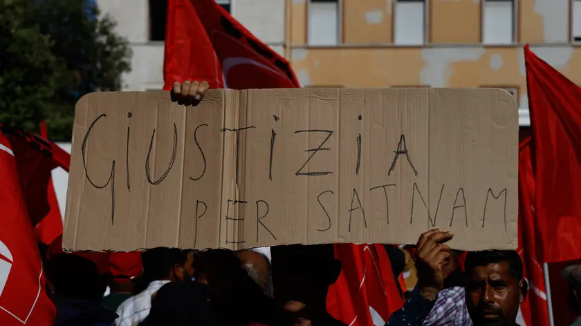 Manifestazione CGIL Braccianti Latina