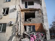 epa11238524 ?A handout photo made available on the Governor of the Belgorod Region Vyacheslav Gladkov's telegram channel, shows destruction following the shelling in downtown Belgorod (650? km from Moscow), Russia, 23 March 2024. According to the governor, as a result of the Ukrainian air attack, one person was killed and several others were injured. Damage was reported in 69 apartments in 14 buildings, in four private residential buildings and three business entities. Eight cars and one passenger bus were also damaged, according to the governor. EPA/BELGOROD GOVERNOR VYACHESLAV GLADKOV TELEGRAMM CHANNEL/HANDOUT HANDOUT EDITORIAL USE ONLY/NO SALES HANDOUT EDITORIAL USE ONLY/NO SALES