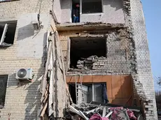 epa11238524 ?A handout photo made available on the Governor of the Belgorod Region Vyacheslav Gladkov's telegram channel, shows destruction following the shelling in downtown Belgorod (650? km from Moscow), Russia, 23 March 2024. According to the governor, as a result of the Ukrainian air attack, one person was killed and several others were injured. Damage was reported in 69 apartments in 14 buildings, in four private residential buildings and three business entities. Eight cars and one passenger bus were also damaged, according to the governor. EPA/BELGOROD GOVERNOR VYACHESLAV GLADKOV TELEGRAMM CHANNEL/HANDOUT HANDOUT EDITORIAL USE ONLY/NO SALES HANDOUT EDITORIAL USE ONLY/NO SALES