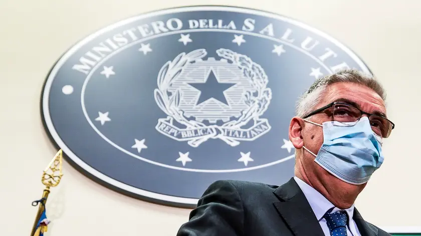 President of the Italian National Institute of Health (ISS) Silvio Brusaferro, during a press conference at Ministry of Health on the analysis of the epidemiological situation in Rome, Italy, 10 November 2020. ANSA/ANGELO CARCONI