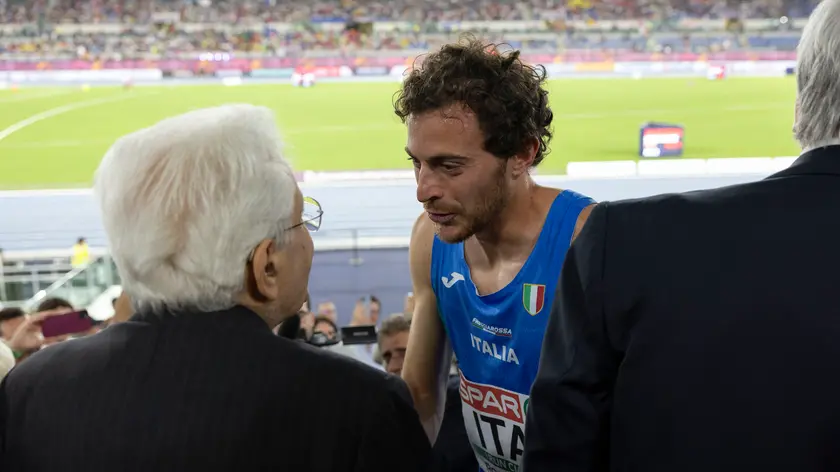 Il Presidente della Repubblica Sergio Mattarella allo stadio olimpico per gli europei di atletica (foto di Francesco Ammendola - Ufficio per la Stampa e la Comunicazione della Presidenza della Repubblica)