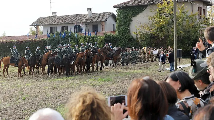 Pocenia 3 Novembre 2018. Cerimonia ricordo battaglia della prima guerra mondiale a Bivio Paradiso. © Foto Petrussi