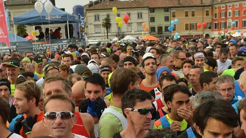 Palmanova 19 NOVEMBRE 2017 mezza maratonina partenza e primi arrivati. Petrussi Foto Press - Maiimo Turco