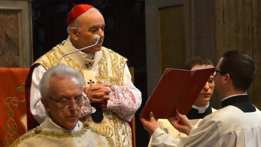 Udine 16 Aprile 2017 messa pasquale in duomo Copyright Petrussi Foto Press Turco Massiimo